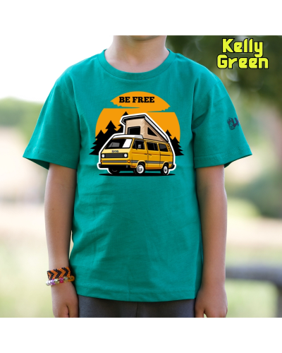 Camiseta niño Be Free - manga corta