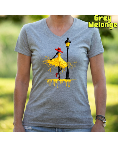 Camiseta Mujer Manga Corta -Yellow