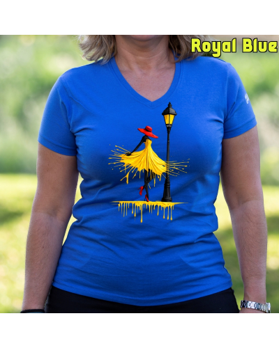 Camiseta Mujer Manga Corta -Yellow