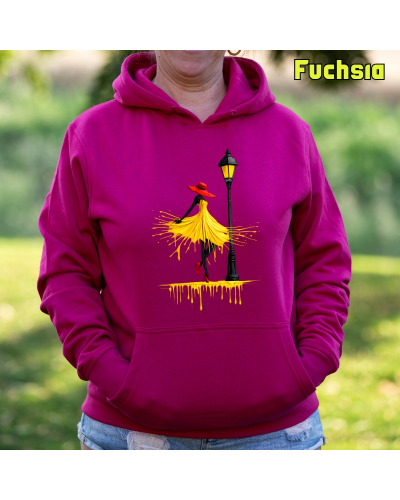 Sudadera mujer con capucha Yellow