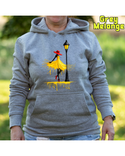 Sudadera mujer con capucha Yellow