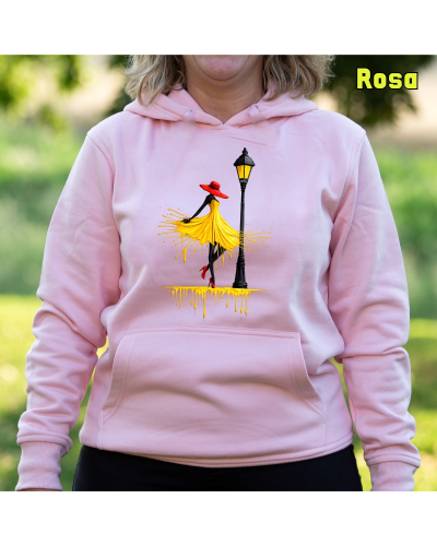 Sudadera mujer con capucha Yellow
