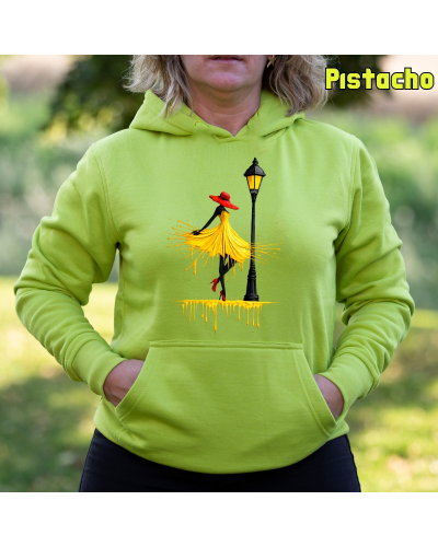 Sudadera mujer con capucha Yellow