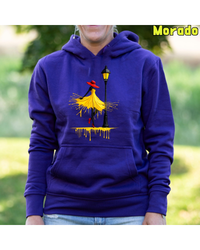 Sudadera mujer con capucha Yellow
