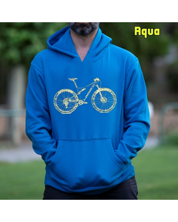 Sudadera hombre con capucha MTB II