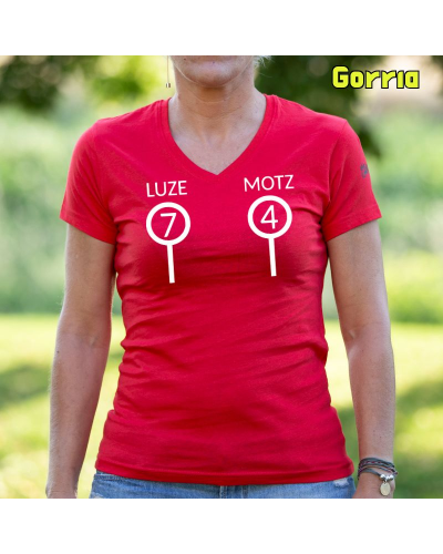 Camiseta Mujer Luze Motz - manga corta