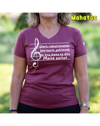 Camiseta Mujer Maite Zaitut - manga corta