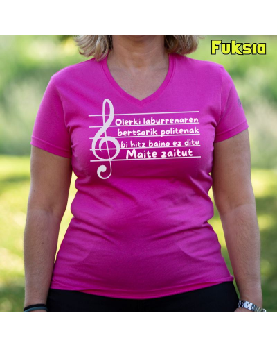 Camiseta Mujer Maite Zaitut - manga corta