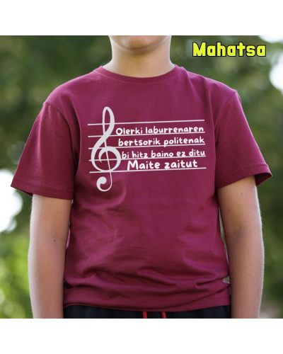 Camiseta niño Maite Zaitut - manga corta