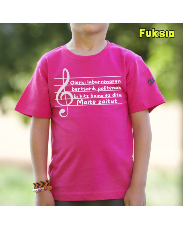 Camiseta niño Maite Zaitut - manga corta