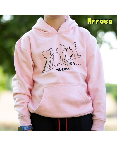 Haurren jertsea kaputxarekin - Mendian Gora