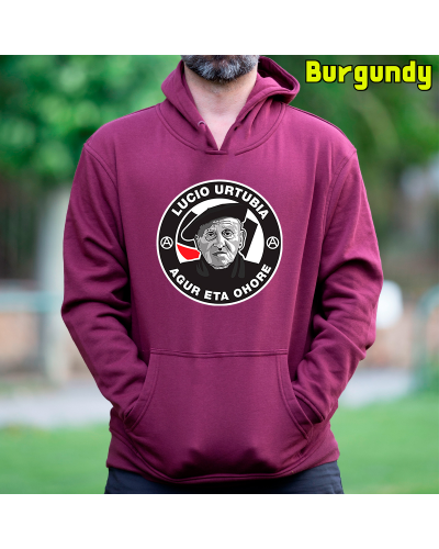 Sudadera hombre con capucha - AGUR LUCIO