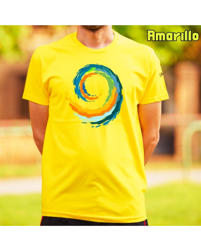 Camiseta hombre Espiral manga corta