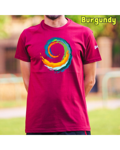 Camiseta hombre Espiral manga corta