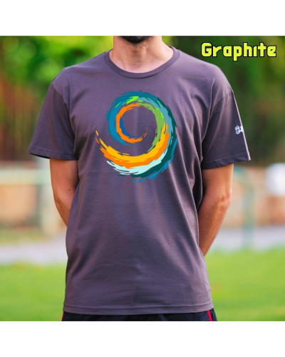 Camiseta hombre Espiral manga corta