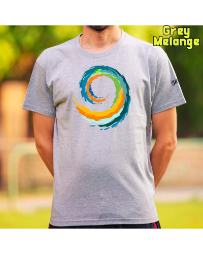 Camiseta hombre Espiral manga corta