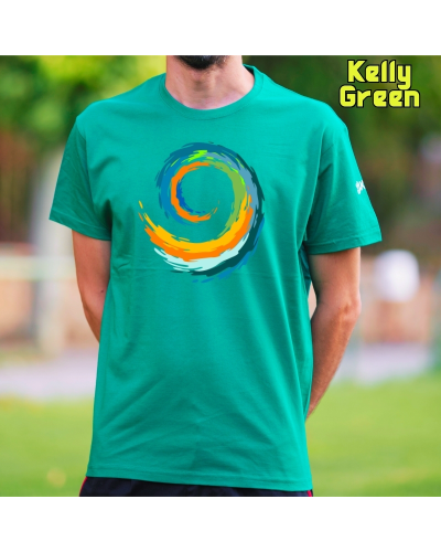 Camiseta hombre Espiral manga corta