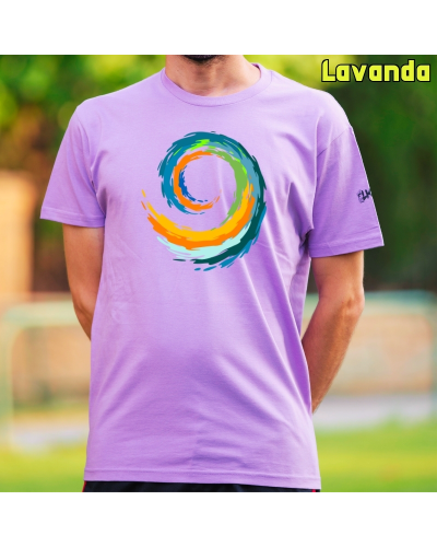 Camiseta hombre Espiral manga corta