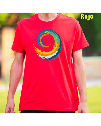 Camiseta hombre Espiral manga corta
