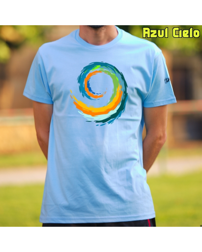 Camiseta hombre Espiral manga corta