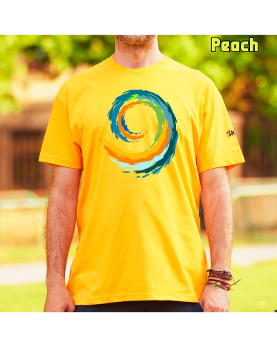 Camiseta hombre Espiral manga corta