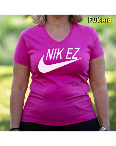 Camiseta Mujer Nike Ez - manga corta