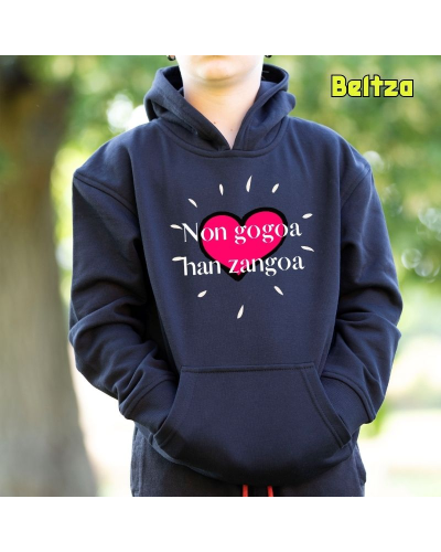 Haurren jertsea kaputxarekin - Non Gogoa Han Zangoa