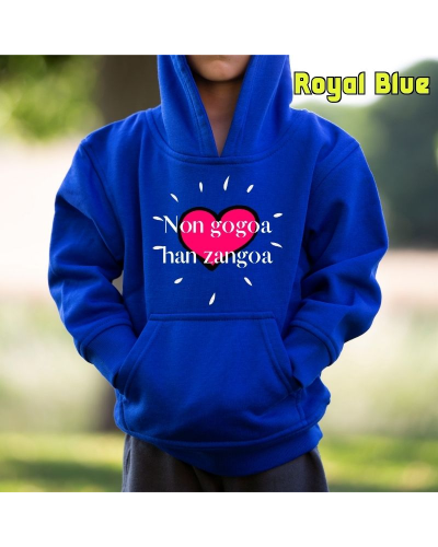 Haurren jertsea kaputxarekin - Non Gogoa Han Zangoa