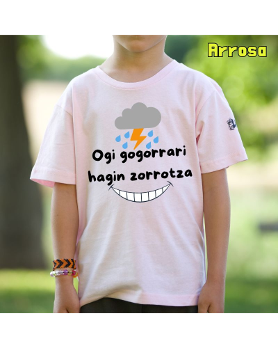 Haur Kamiseta-Ogi Gogorrari Hagin Zorrotza