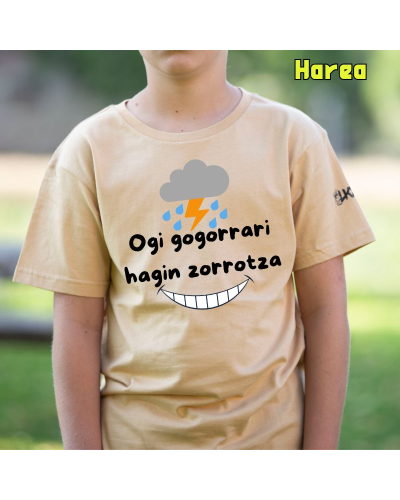 Haur Kamiseta-Ogi Gogorrari Hagin Zorrotza