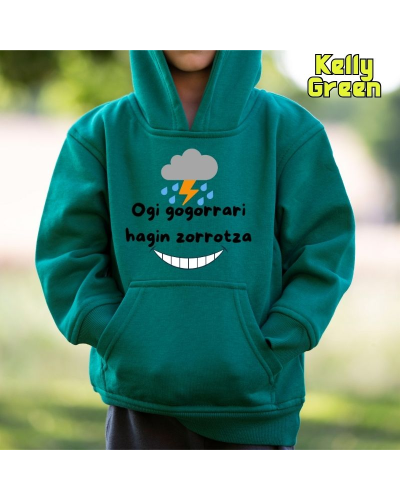 Haurren jertsea kaputxarekin - Ogi Gogorrari Hagin Zorrotza