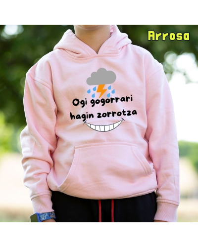 Haurren jertsea kaputxarekin - Ogi Gogorrari Hagin Zorrotza