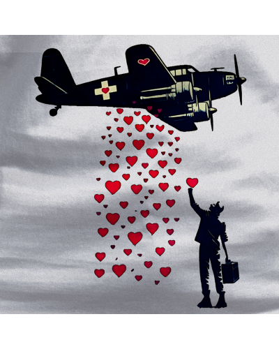 Camiseta Mujer Manga Corta - Bombardero De Corazones