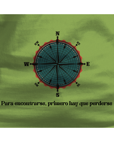 Sudadera hombre con capucha Norte Sur  La Kamiseta K Buskas