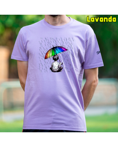 Camiseta Hombre Manga Corta - BAJO LA LLUVIA