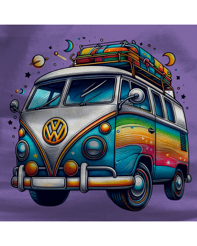 Sudadera hombre con capucha Love Van  La Kamiseta K Buskas