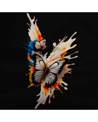 Sudadera mujer con capucha Mariposas