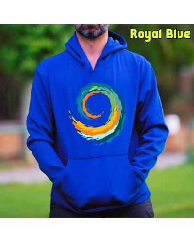 Sudadera hombre con capucha Espiral
