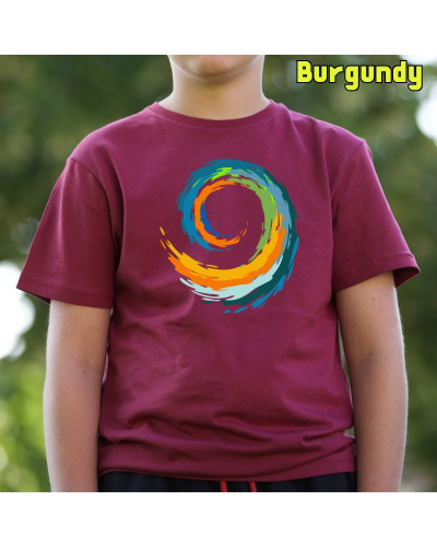 Camiseta niño Espiral - manga corta