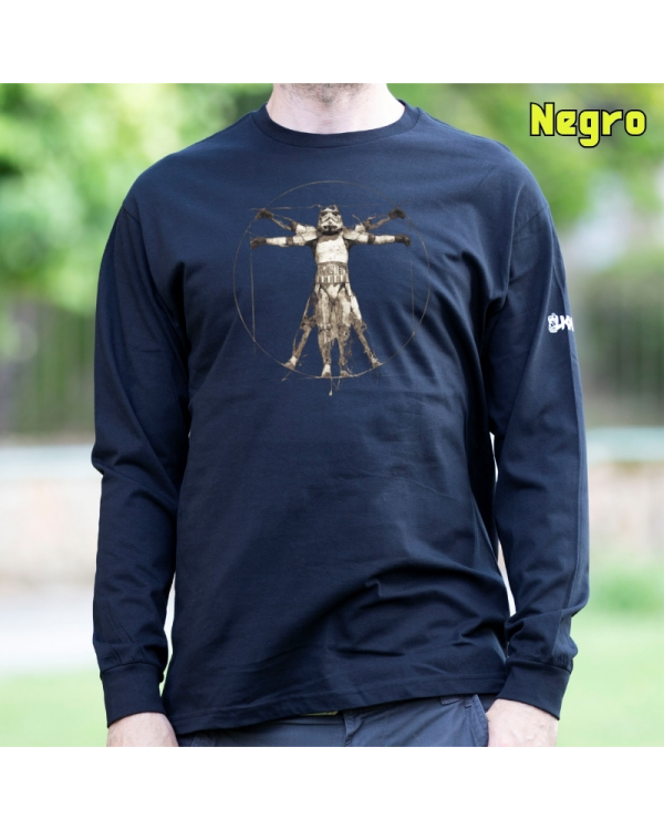 Camiseta Hombre Manga Larga - RAPELANDO