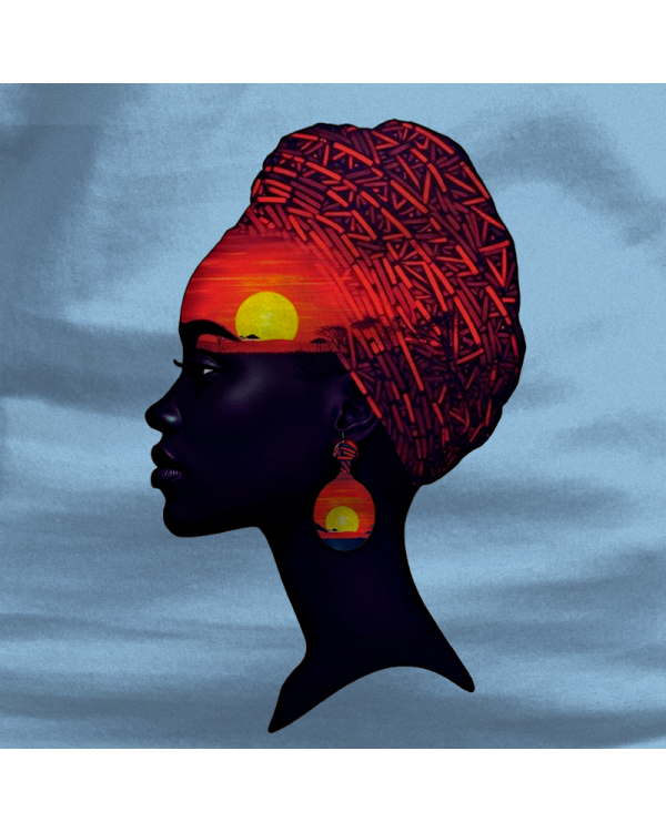 Sudadera mujer con capucha Africa Infinita – La Kamiseta K Buskas