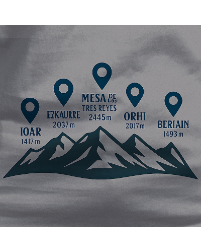 Camiseta hombre manga corta - Cumbres Navarras