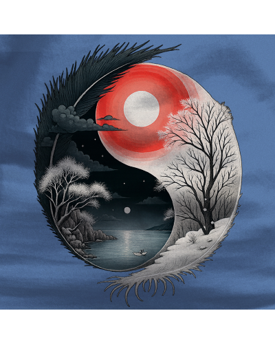 Camiseta hombre manga corta - Yin Yang