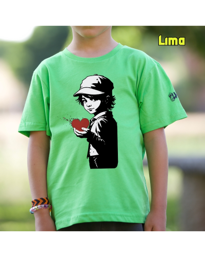 Camiseta niño manga corta - Corazón En Mano