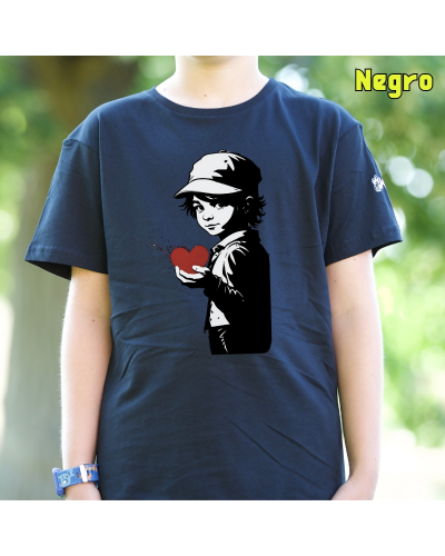 Camiseta niño manga corta - Corazón En Mano