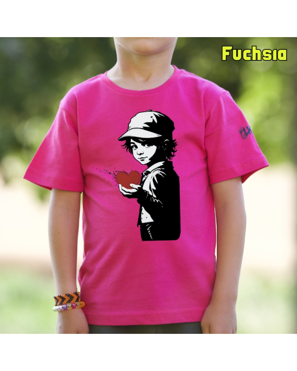 Camiseta niño manga corta - Corazón En Mano