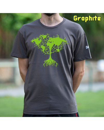 Camiseta Hombre Manga Corta - Arbol Tierra