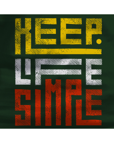 Camiseta hombre manga corta - Keep Live Simple