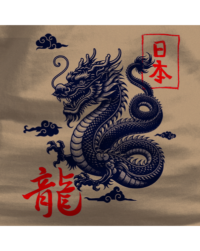 Camiseta hombre manga corta - Dragon