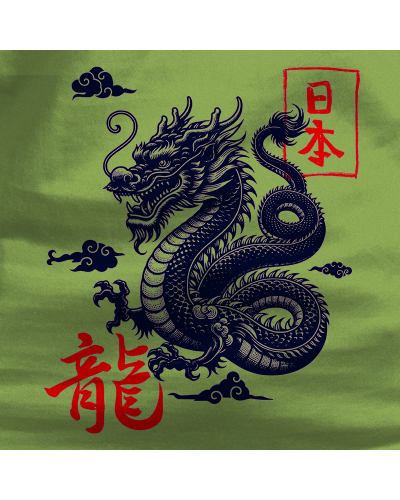 Sudadera hombre con capucha Dragon